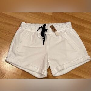 PINK Victoria’s Secret White Jogger Shorts